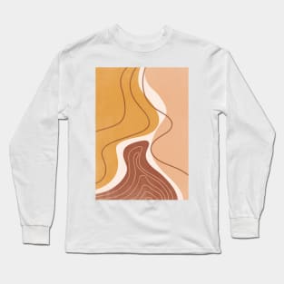 Abstract Bohemian Shapes 4.7 Long Sleeve T-Shirt